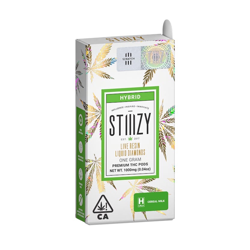 STIIIZY
Vape Cartridge - CEREAL MILK 1G Live Resin Liquid Diamonds Pod