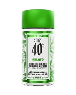 STIIIZY- GELATO – .5G 40’s Infused Preroll (5 joints)