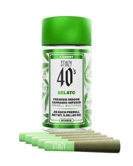 STIIIZY- GELATO – .5G 40’s Infused Preroll (5 joints)