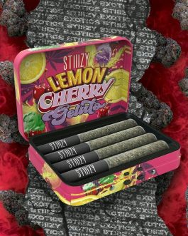 LEMON CHERRY GELATO – 3.5G STIIIZY Exotics Preroll 4 joints