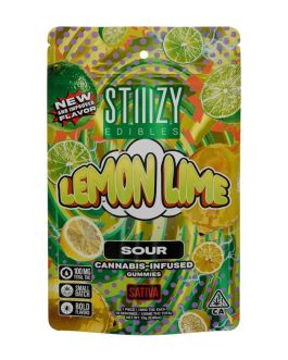 STIIIZY
- LEMON LIME - 100MG SOUR EDIBLES | sativa