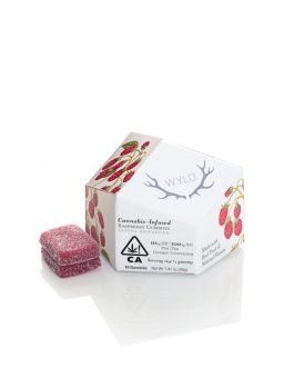 WYLD | Raspberry Sativa Enhanced Gummies | 100mg | 10ct | 10mg/ea
