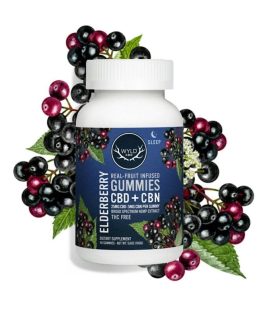 Wyld CBD Elderberry 5:1 CBD:CBN Gummies 1000mg | Gummies | 40pk | 0mg/ea