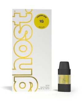 ghost.
1g Lemon Gas Live Resin Pod