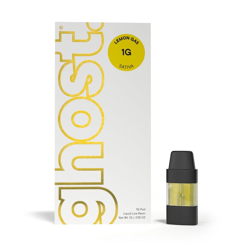 ghost.
1g Lemon Gas Live Resin Pod