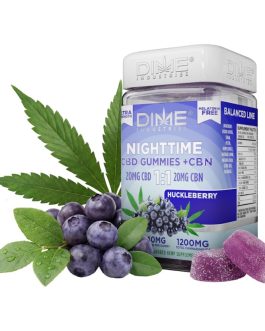 Dime Industries
Huckleberry Nighttime CBD+CBN | Wellness Line | 30ct Gummies