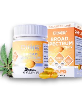 Dime Industries
Balanced Line "Morning" THCV Softgels