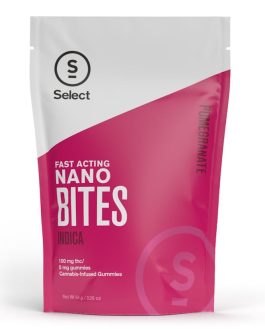 Select
Pomegranate Nano Bites 20pk (100mg) | Indica