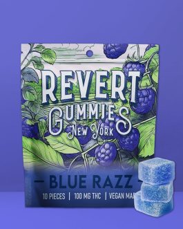 Revert Blue Razz 100mg Gummy Pack