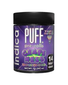 PUFF
Grapeness - Triple Infused Pre-Rolls - 14pk/7g