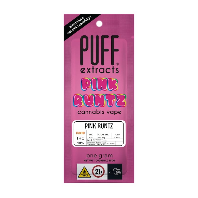 PUFF
Pink Runtz - vape cartridge [1g hybrid