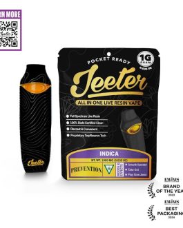 Jeeter | Prevention | Live Resin Disposable | 1g indica