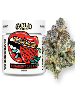 Claybourne Co.
Strawberry C.R.E.A.M. (3.5g) – Gold Cuts sativa