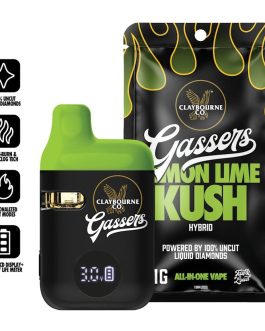 Claybourne Co.
Lemon Lime Kush (1g) – Gassers All-In-One Liquid Diamonds Vape