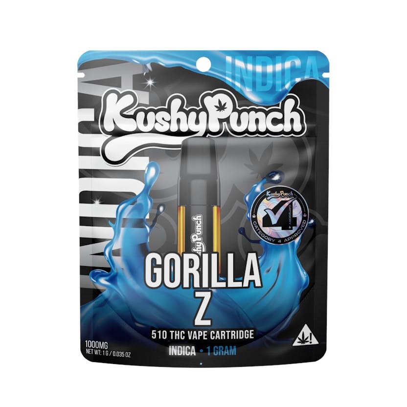 Kushy Punch
Gorilla Z | Cartridge | 1g| sativa