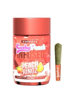 Kushy Punch
Peach Ringz | Infused Minis | 0.5g each | 5pk