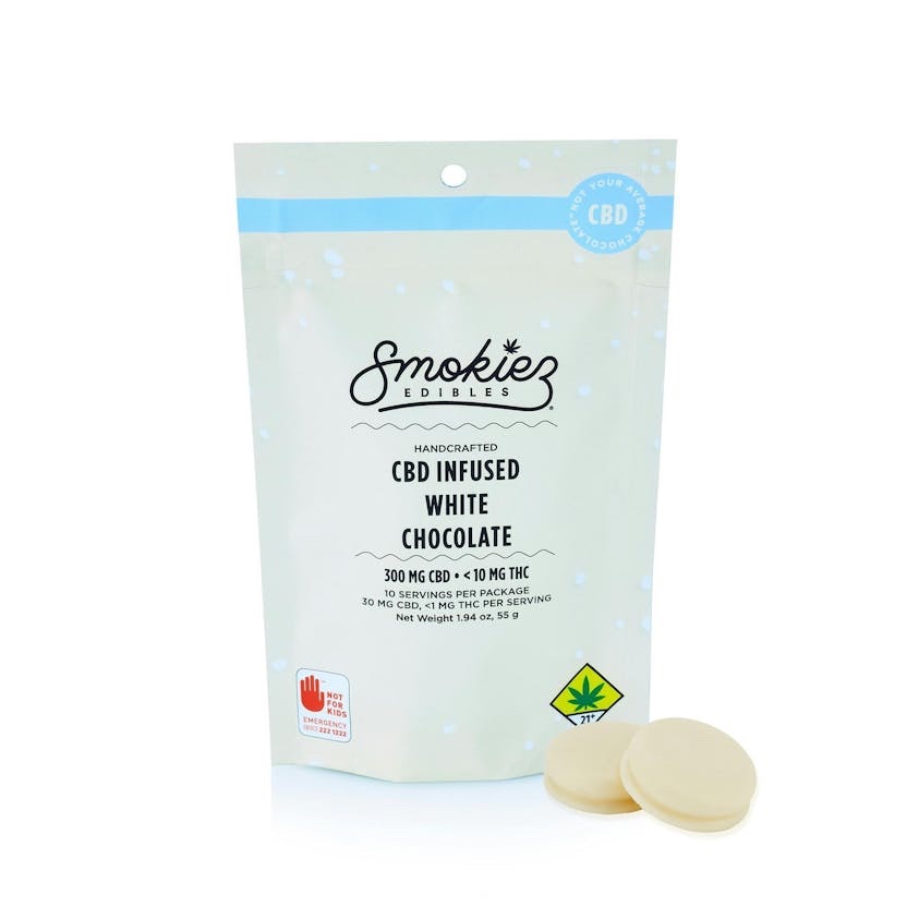 Smokiez Edibles
CBD Infused White Chocolate | 300mg