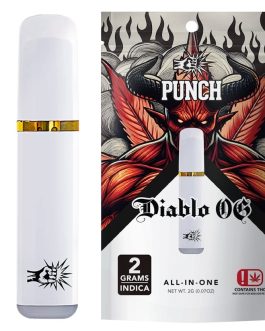 Punch Edibles & Extracts
Punch | Diablo OG | Indica | Distillate AIO | 2g |