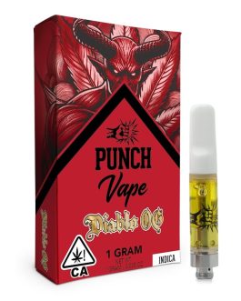 Punch Edibles & ExtractsPunch | Diablo OG | Indica | 510 Distillate Cart | 1g indica