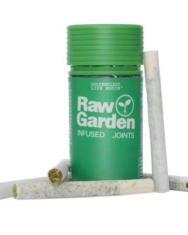 Raw Garden
Hashburger Raw Garden Rosin Infused Joints (0.5g 5-Pack indica