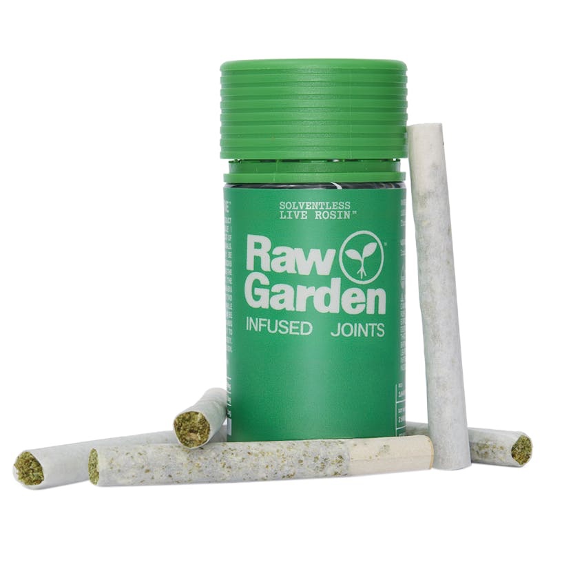 Raw Garden
Hashburger Raw Garden Rosin Infused Joints (0.5g 5-Pack indica