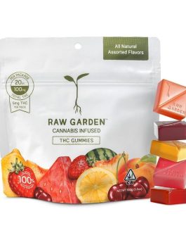 Raw Garden
Raw Garden™ Assorted Flavors THC Gummies – 100mg