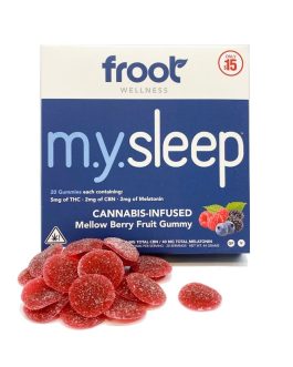 Froot | M.Y. SLEEP Gummies | 2.5:1 THC:CBN | 100mg | 20ct | 5mg/ea