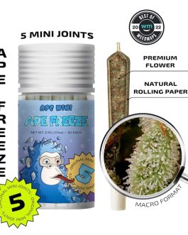 APE Premium Cannabis Corp
Ape Freeze — 5 original mini joints (2.5g | 0.5g each hybrid