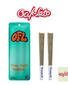 Oakfruitland (OFL)
Oak-Lato Pre Roll 2g - Dual Pack Series hybrid