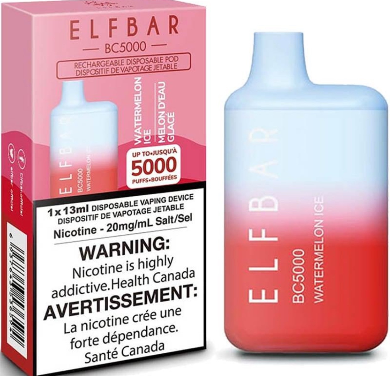 ELF BAR BC5000 Disposable Vape - Image 2