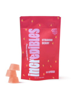 Incredible STRAHHHBERRY THC GUMMIES 30 counts 10mg