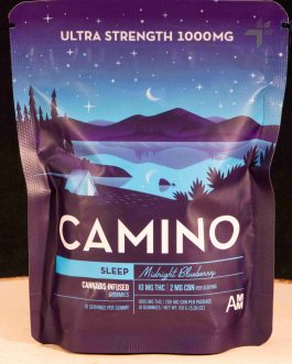 Camino Midnight Blueberry “Sleep” 5mg THC : 1mg CBN Gummies