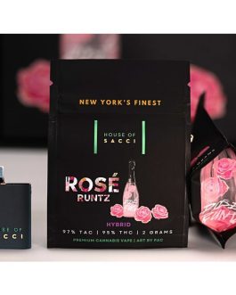 House of Sacci
ROSE’ RUNTZ 2G PREMIUM HYBRID CANNABIS VAPE