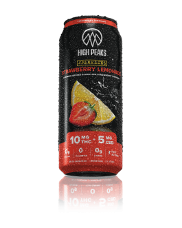 High Peaks sparkling strawberry lemonade,