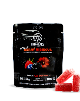 High Peaks | Gummy | Wild Berry Hibiscus | 100mg 10pk