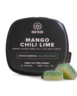 High Peaks | Gummy | Mango Chili Lime | 100mg 25pk