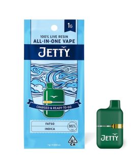 Jetty Extracts
Mini Tank | Fatso | Live Resin Disposable | 1g