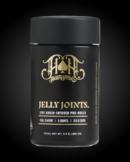 Heavy Hitters
Black Cherry Gelato x Lemon Pie Hoe | Jelly Infused Minis | 0.5g each | 5pk | indica