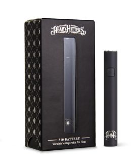 Heavy Hitters
Black | 510 Variable Voltage Battery | Push Button