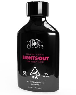 Heavy Hitters
Midnight Cherry 2:1 THC:CBN | Non-Carbonated | 100mg THC | 100mL