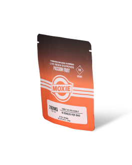 Moxie
Passion Fruit Diamond Gummy – 20mg 10-pack| Hybrid