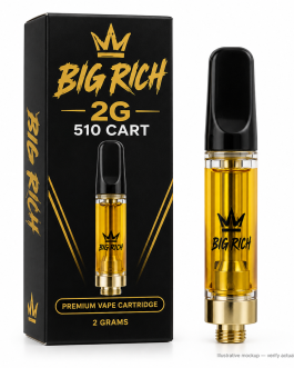 Big Rich 2g 510 cart sativa