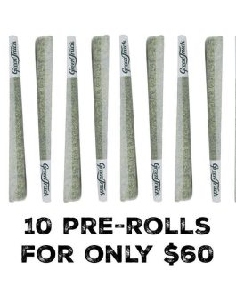 Green Truck
10 1g Pre-Rolls For Only $60 |1g ea | Sativa