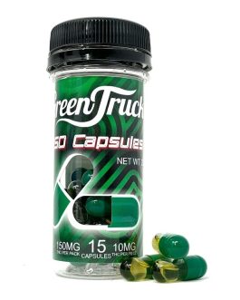 Green Truck
10 MG RSO OIL Capsules (150MG), 15 Count
