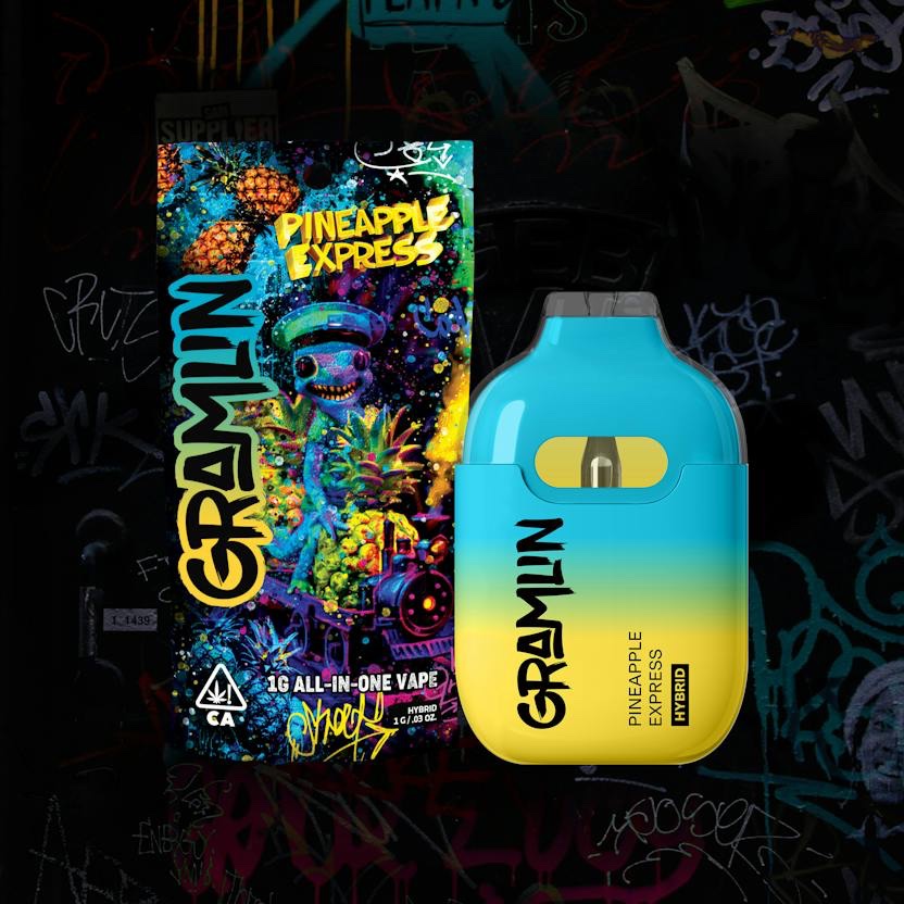 Gramlin
Pineapple Express 1g All-In-One Vape | hybrid