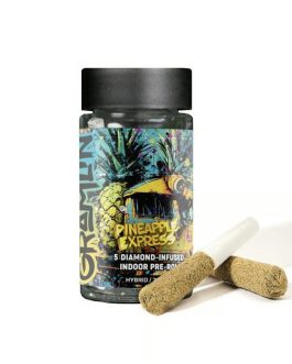 Gramlin
Pineapple Express | Diamond Infused Minis | 0.5g each | 5pk sativa