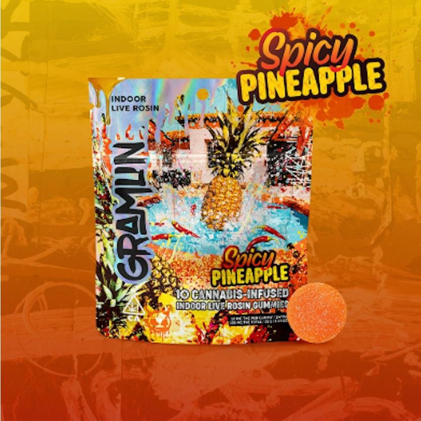 Gramlin
Spicy Pineapple Edible 100mg (10ct